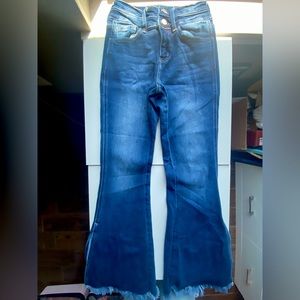 Kancan high rise bell bottoms, size 24